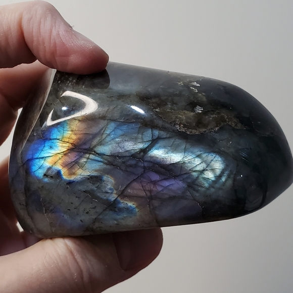 Labradorite Crystal Freeform, Two-Sided Flash, 0.75 Pounds - Picture 12 of 12